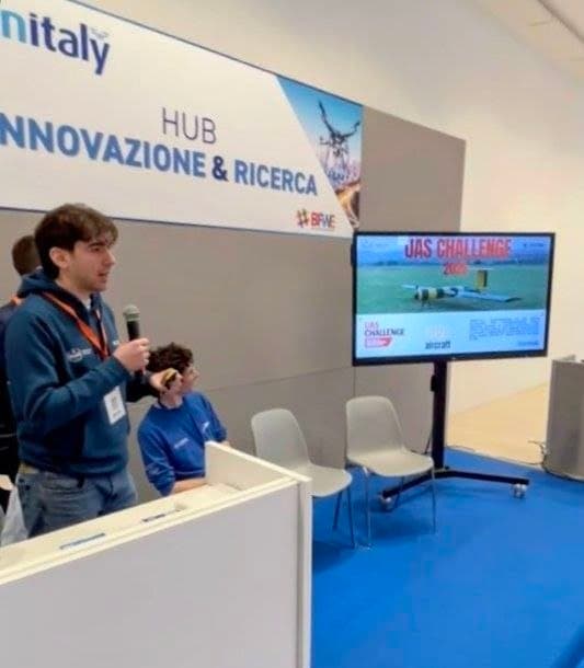 Team ZEFIRO on the Dronitaly Stage